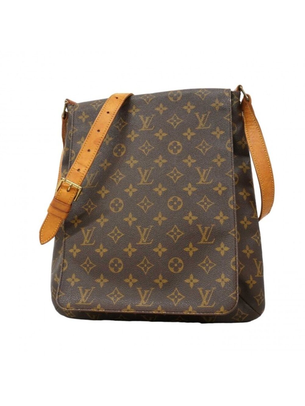 Louis Vuitton Shoulder Bag Monogram Musette Brown